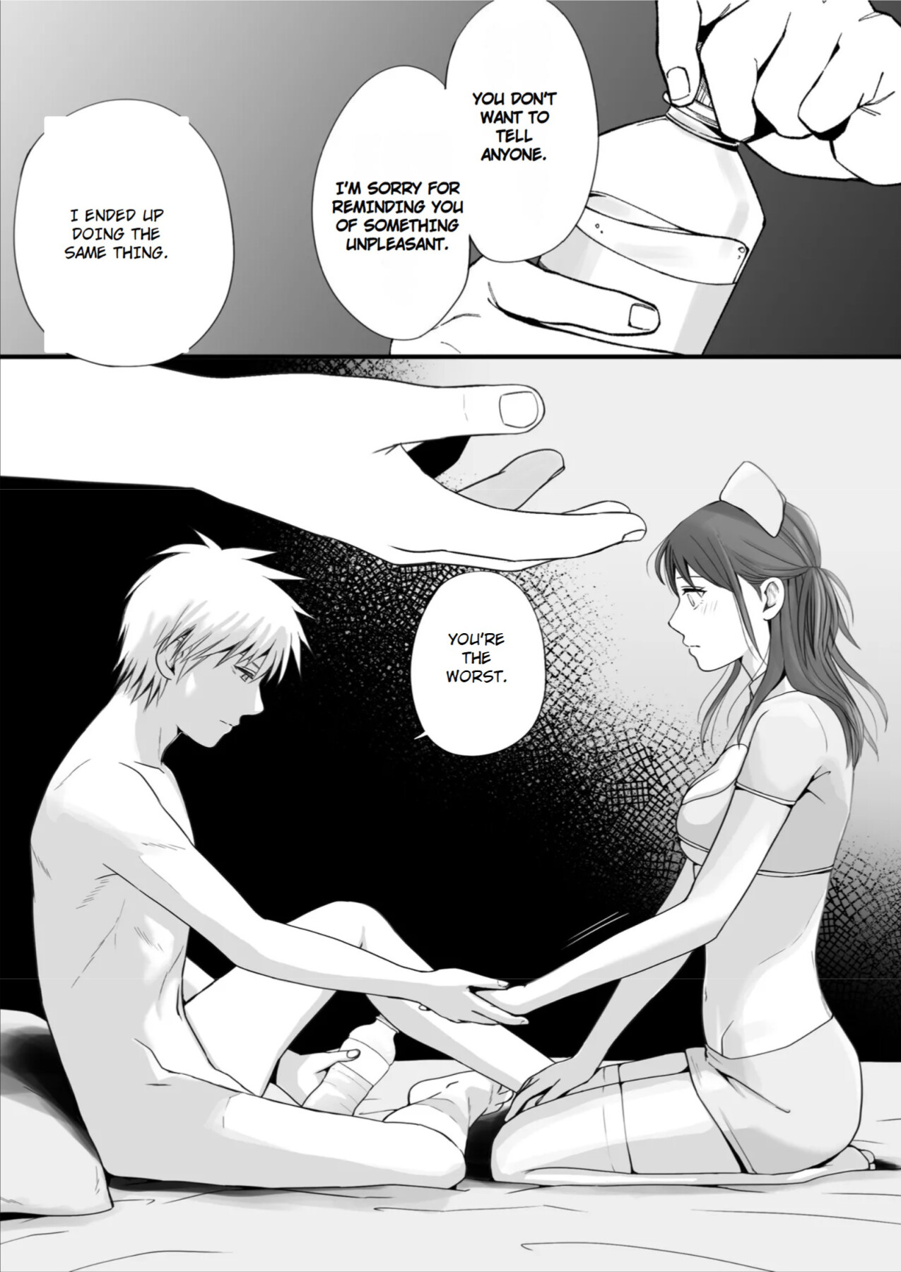 Hentai Manga Comic-You Said It'd Just Be Grinding... But You Ended up Slipping It In. Now I'm Just the Top Student's Toy 3.-Read-70
